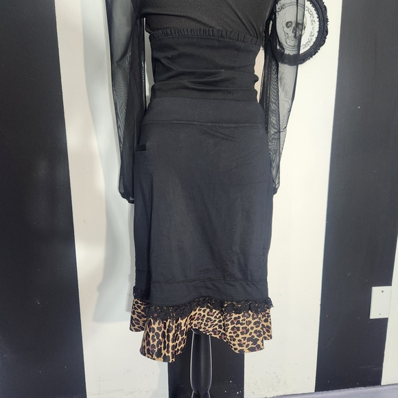 Pinup Leopard Ruffle Skirt - Picture 8 of 11